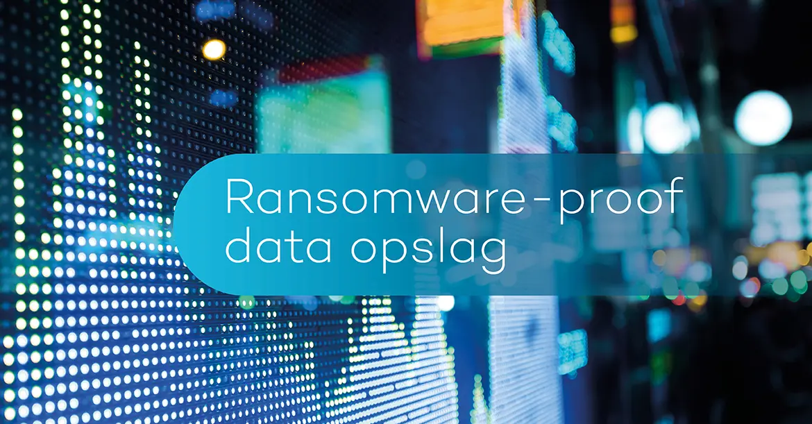 Ransomware-proof data opslag